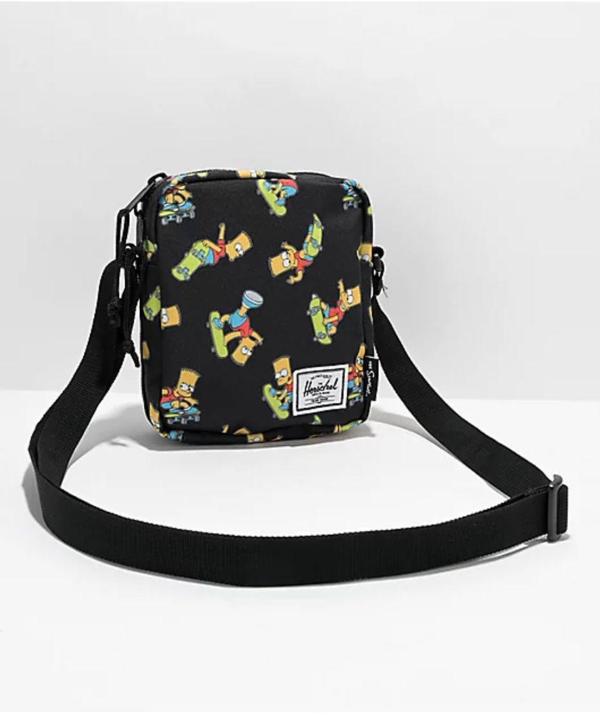 Herschel Supply Co. Bart Simpson Heritage Black Cross Body Bag