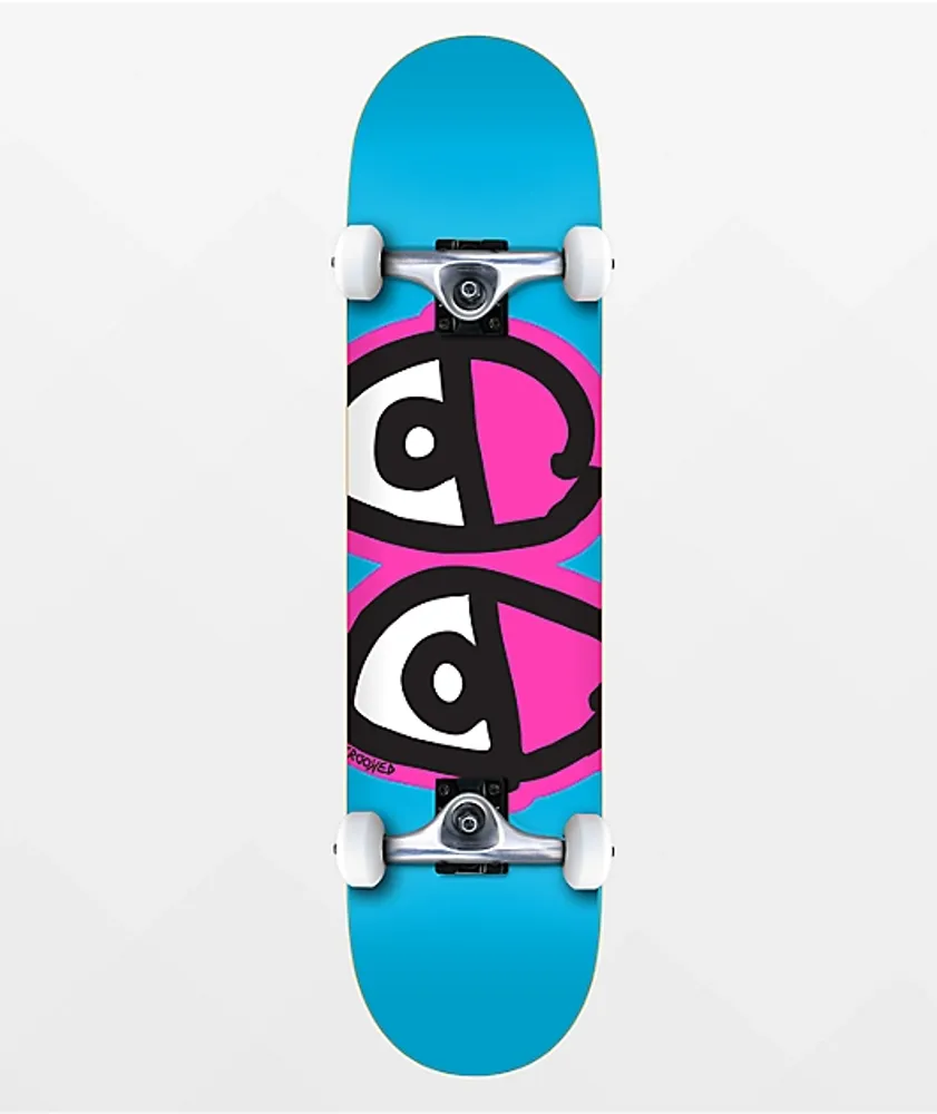 Krooked Eyes 8.0" Skateboard Complete Plaza Las Americas