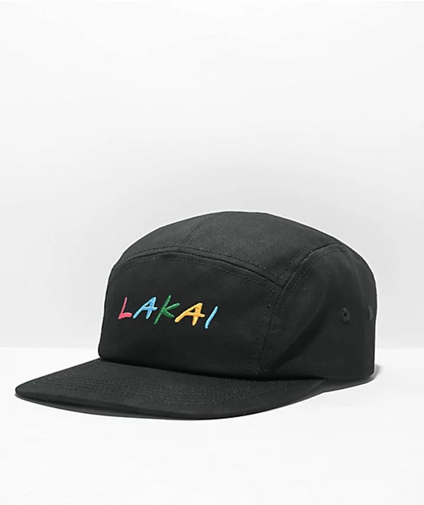 Lakai Hommies Black 5 Panel Strapback Hat | Connecticut Post Mall