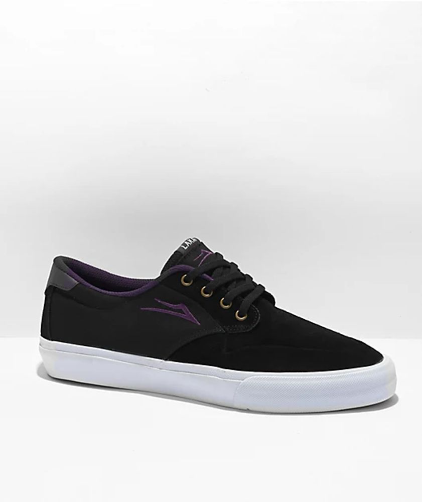 Lakai Riley 3 Black & Purple Suede Skate Shoes | Mall of America®