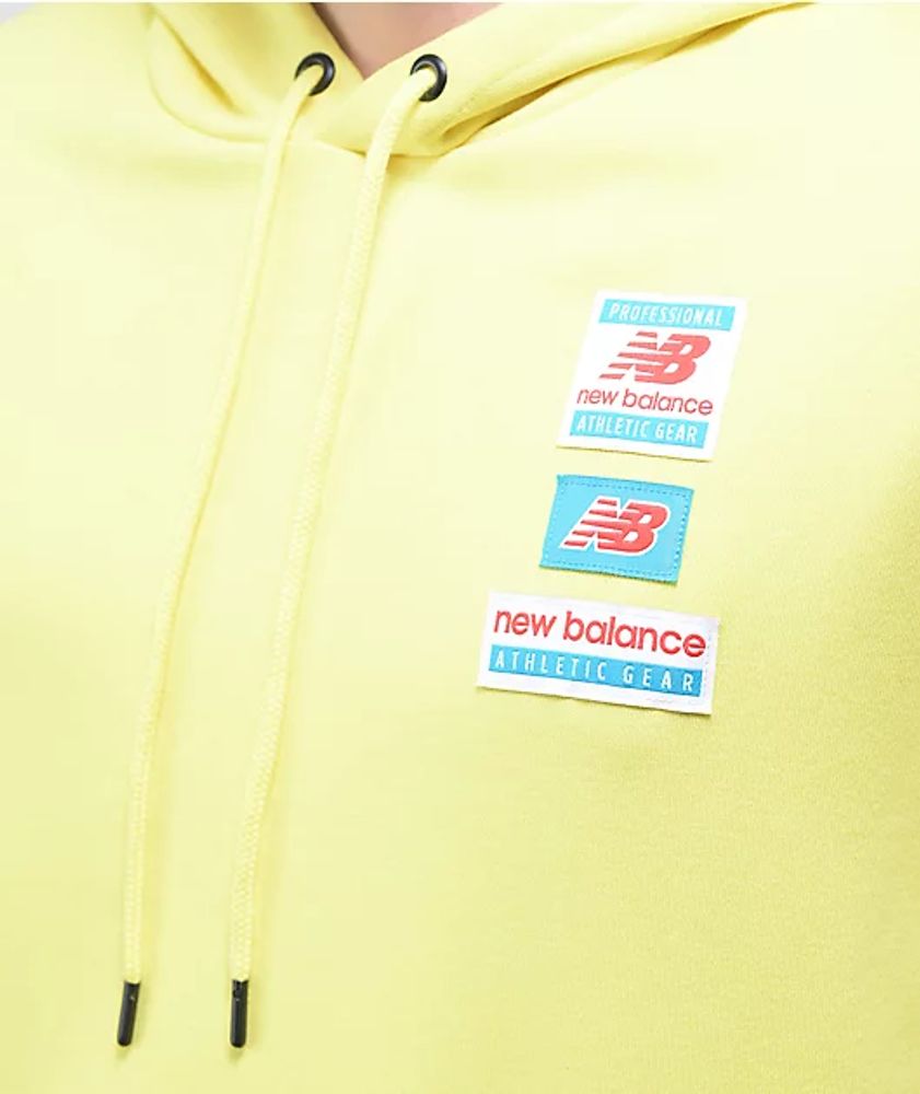 Yellow new best sale balance hoodie