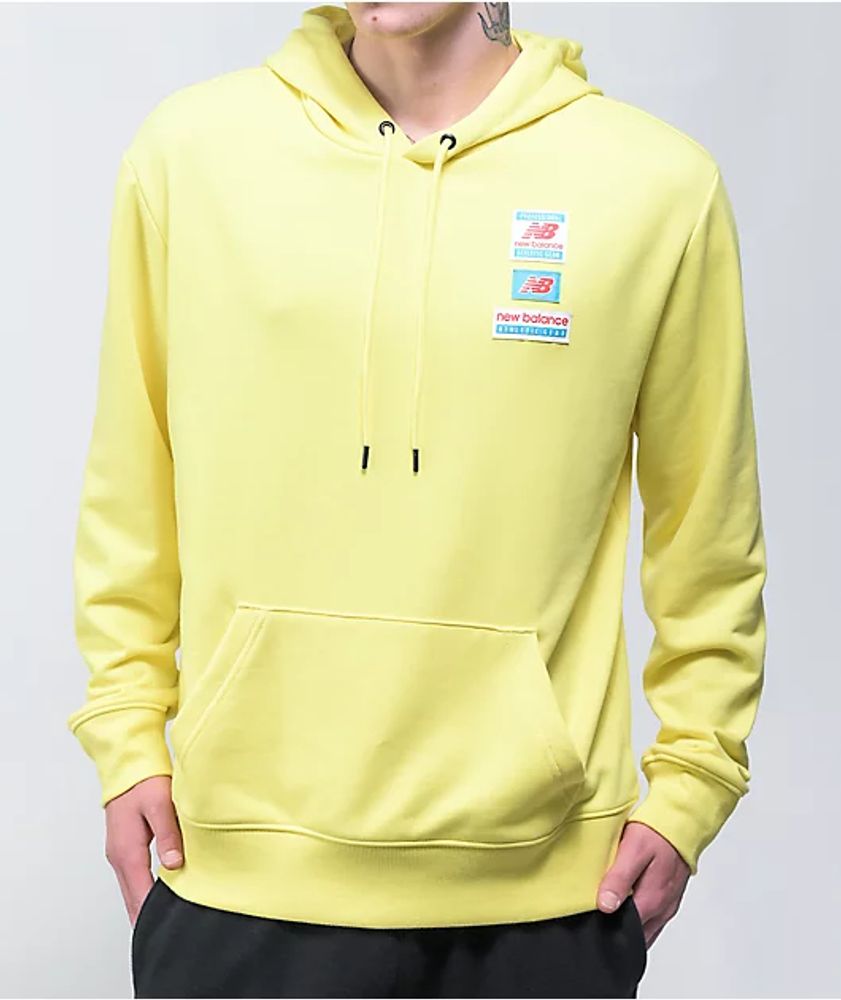 Yellow new hot sale balance hoodie