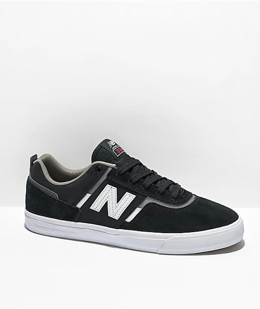 New Balance Numeric 306 Jamie Foy Black, Grey & White Skate Shoes ...