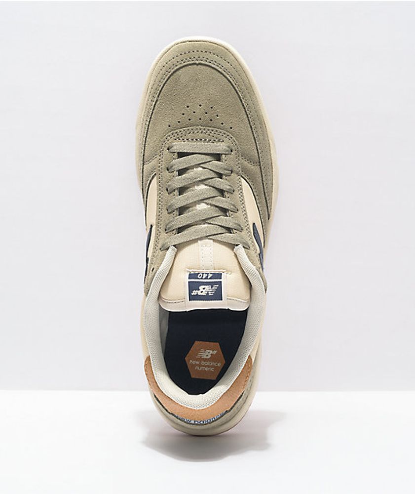 New Balance Numeric 440 Olive & Cream Skate Shoes Mall of America®