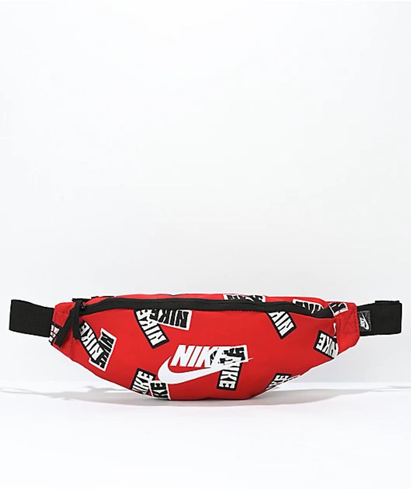 Red nike store fanny pack