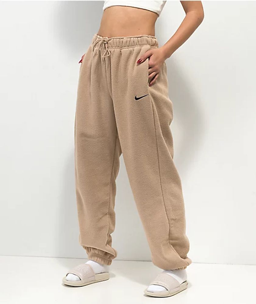 Nike mini metallic online swoosh joggers