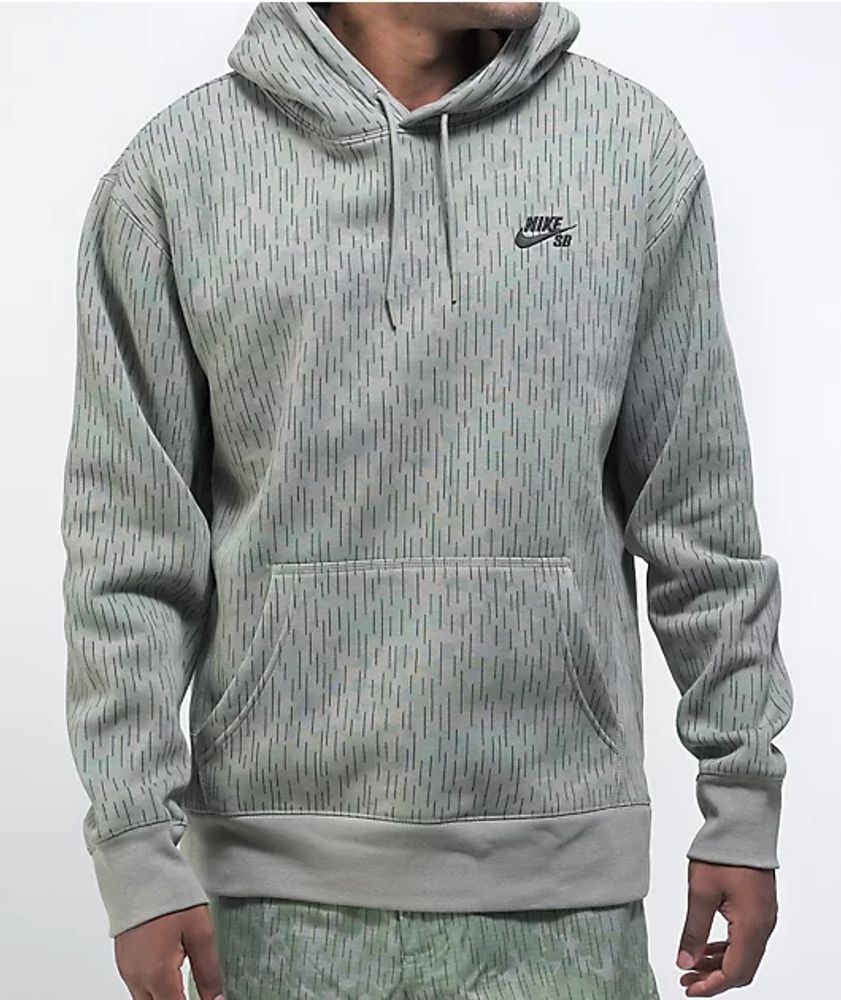 Nike sb best sale green hoodie