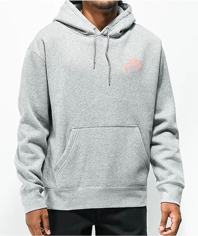 Gray nike clearance sb hoodie