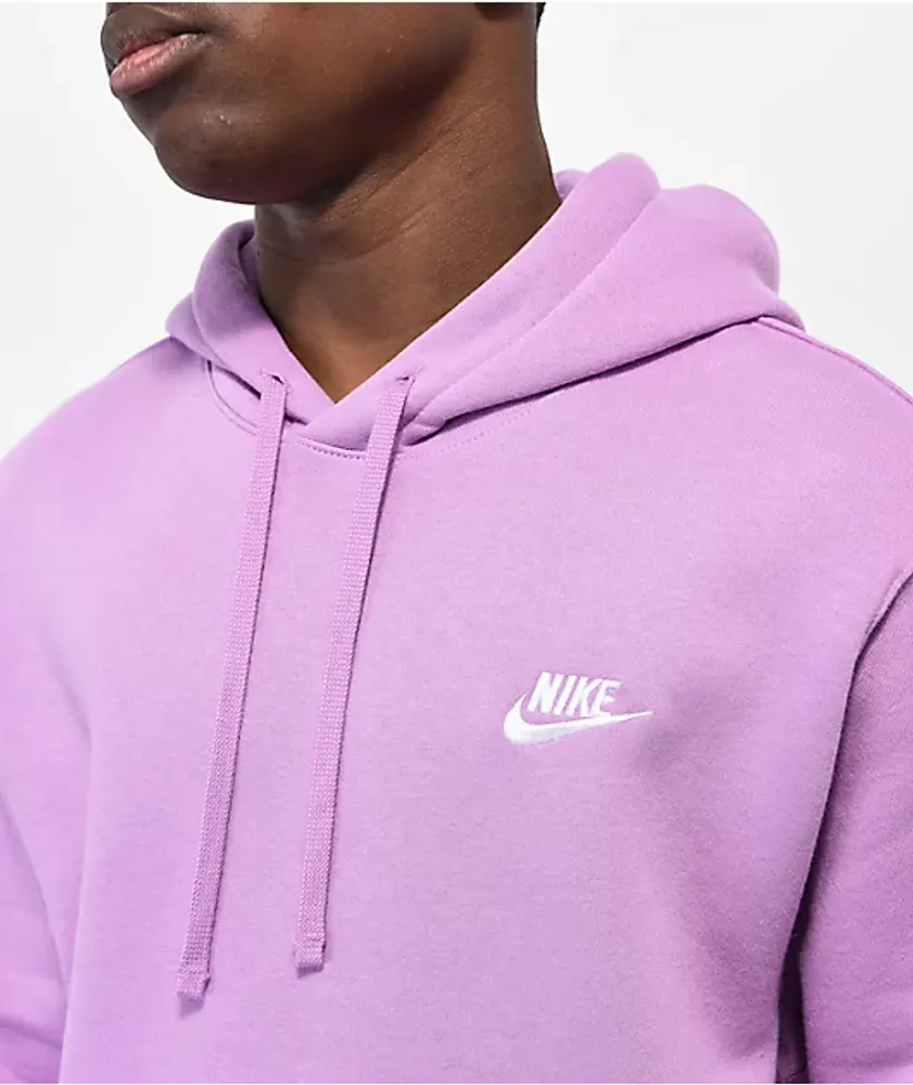 Nike sportswear club fleece lavender hot sale