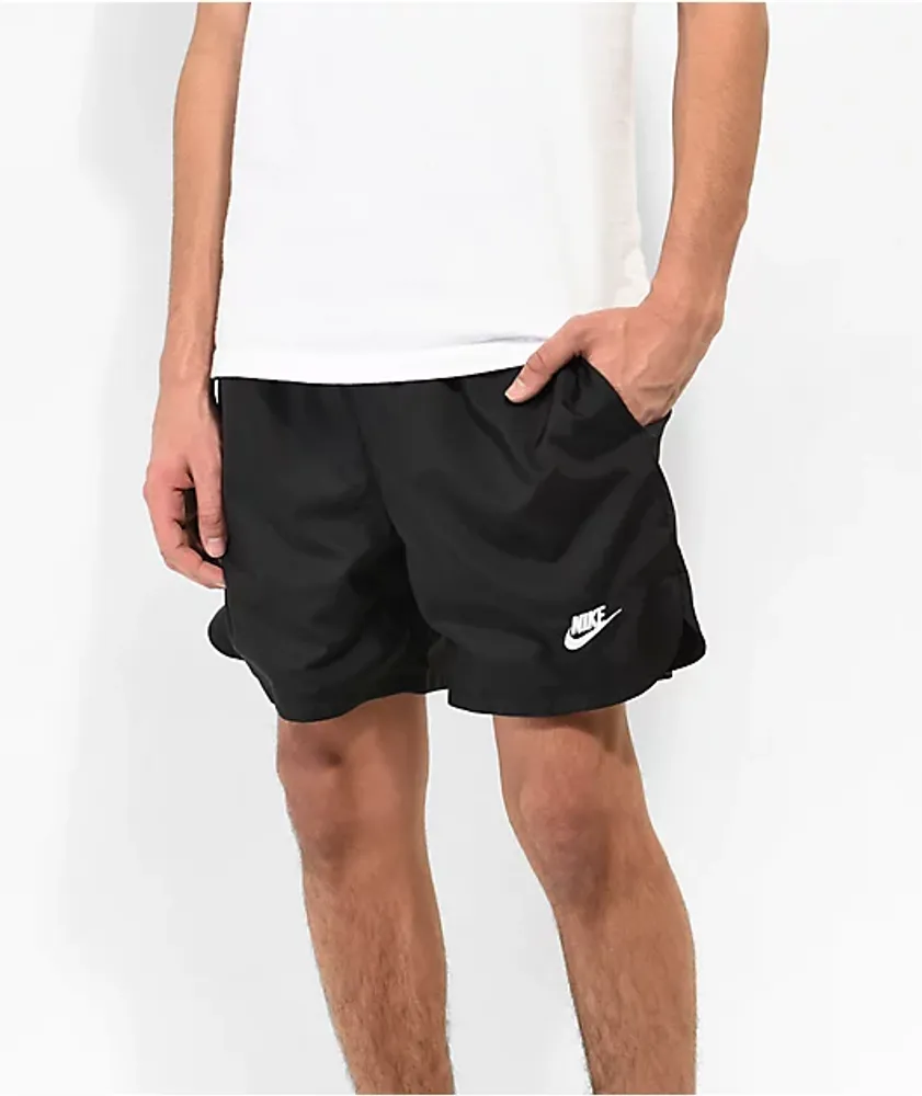 Nike flow shorts black sale