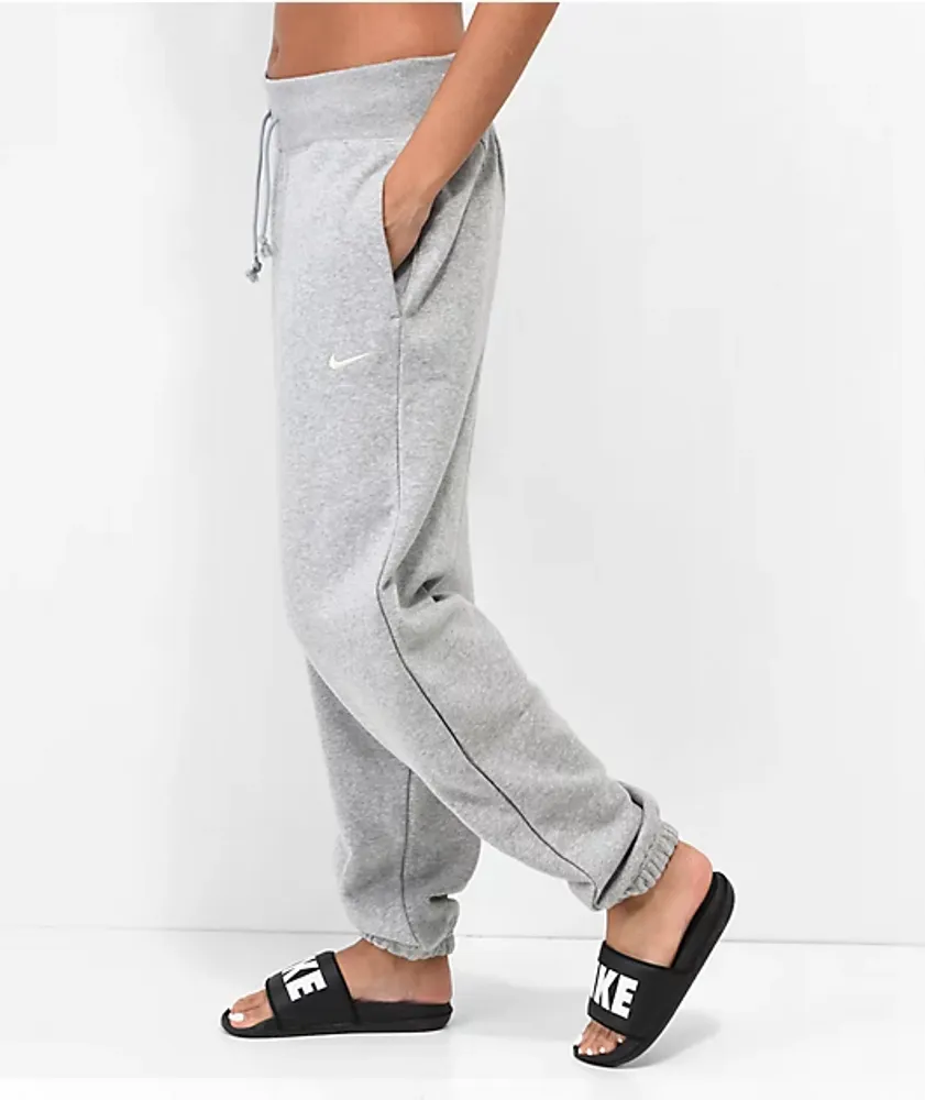 High rise grey best sale sweatpants