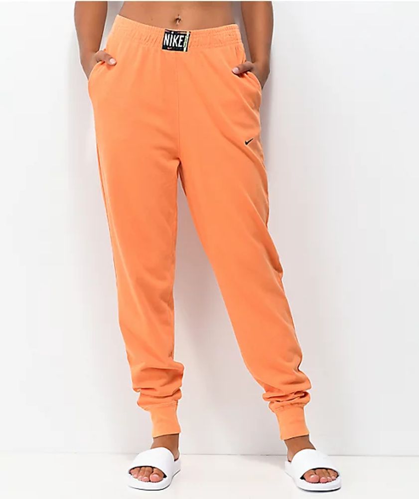 Orange nike cheap sweatpants