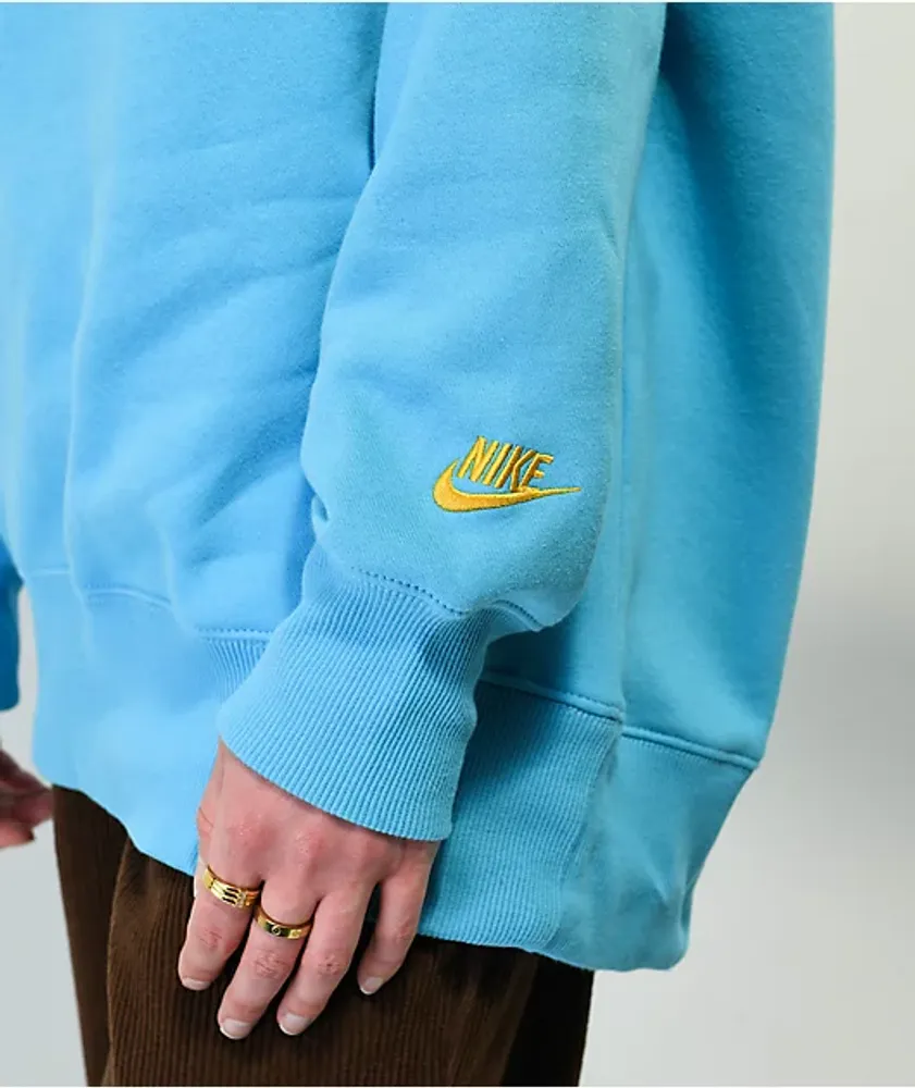 Bleached aqua nike crewneck 2025