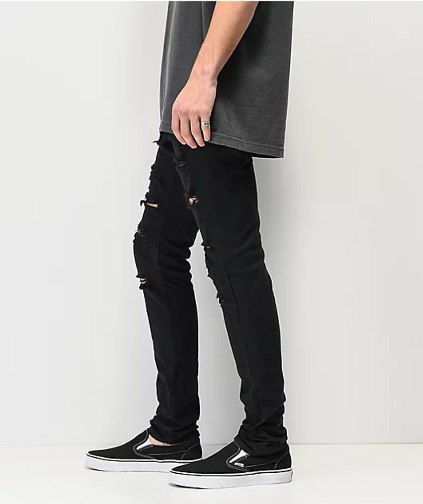 Ninth Hall Rogue Black Shredded Jeans | Mall of America®