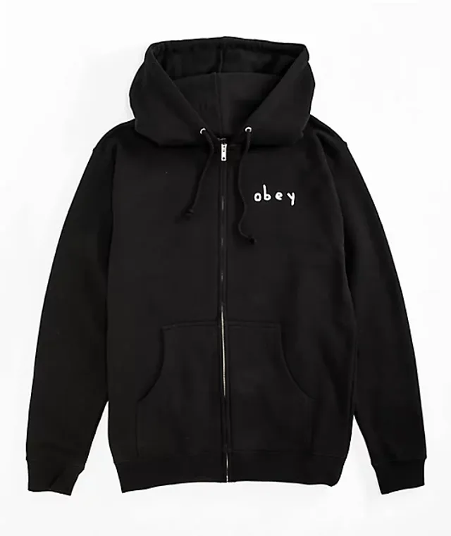 Obey records hoodie clearance