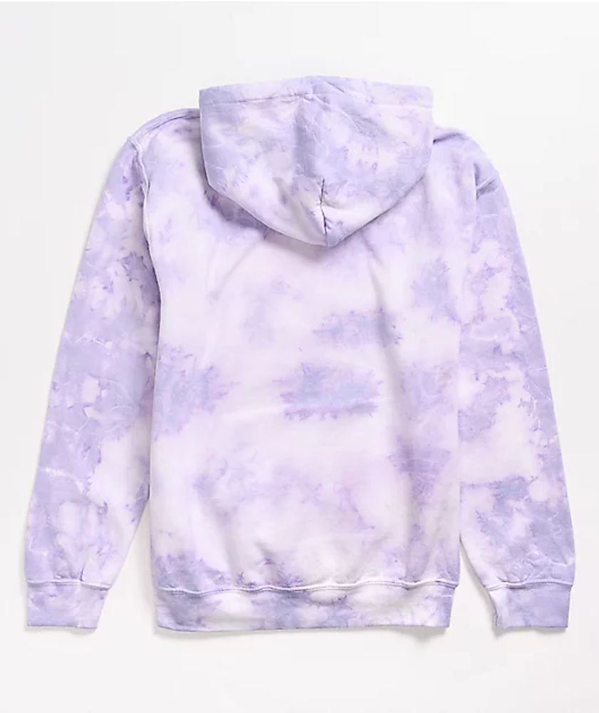 Lavender tie 2025 dye hoodie