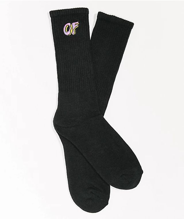 Odd Future Black Crew Socks | Dullest Town Center