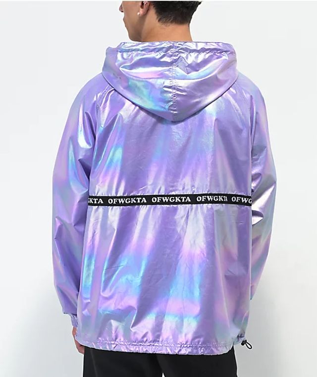Odd Future Iridescent Pastel Purple Anorak Jacket Mall of America