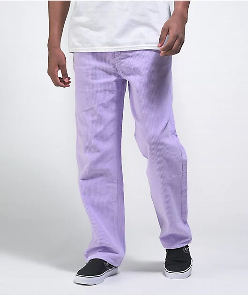 Paterson Wide Leg Lavender Corduroy Skate Pants | Mall of America®