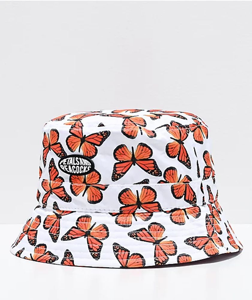 Petals and Peacocks Butterfly Effect White Bucket Hat Mall of America®