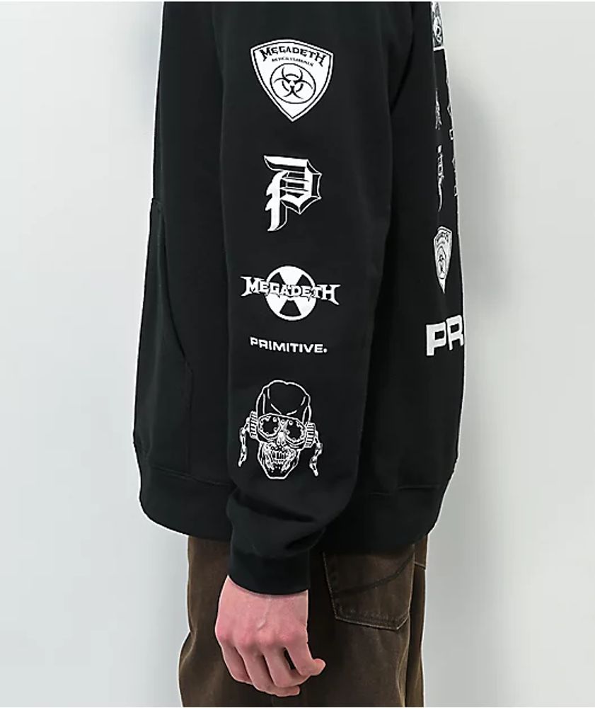 Primitive x Megadeth Loud Black Hoodie | Mall of America®