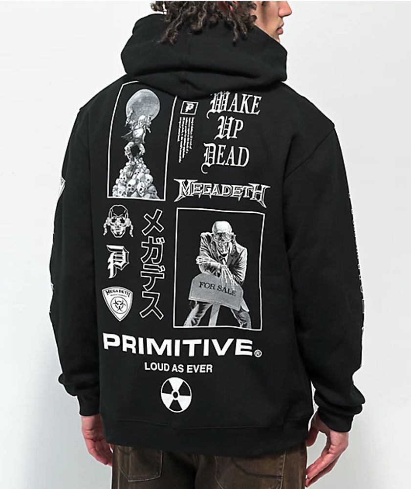 Primitive x Megadeth Loud Black Hoodie | Mall of America®