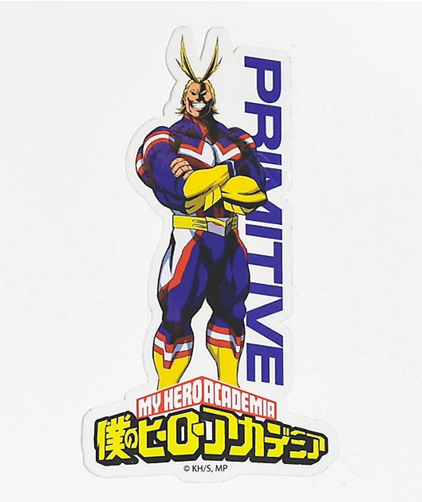 Primitive x My Hero Academia All Might Sticker Coquitlam Centre
