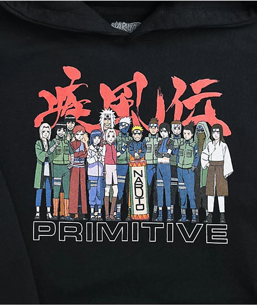 Primitive x Naruto Leaf Village Black Hoodie Mall of America