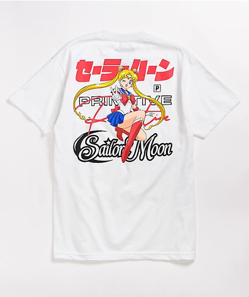 Primitive x Sailor Moon SM White T-Shirt | Halifax Shopping Centre