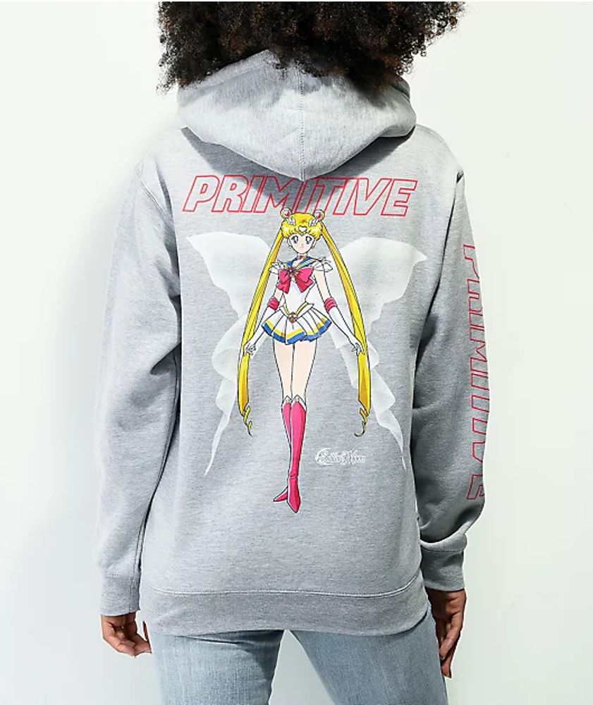 Primitive x Sailor Moon Super Grey Hoodie Mall of America