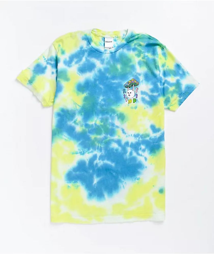 RIPNDIP Boomer Gang Yellow & Blue Tie Dye T-Shirt | Mall of America®