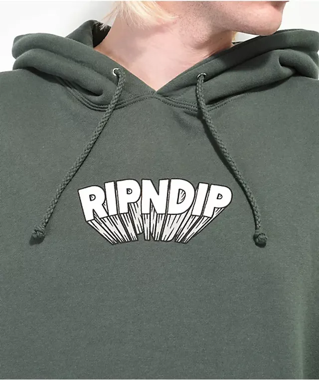 RIPNDIP Mind Blown Green Hoodie | Bayshore Shopping Centre