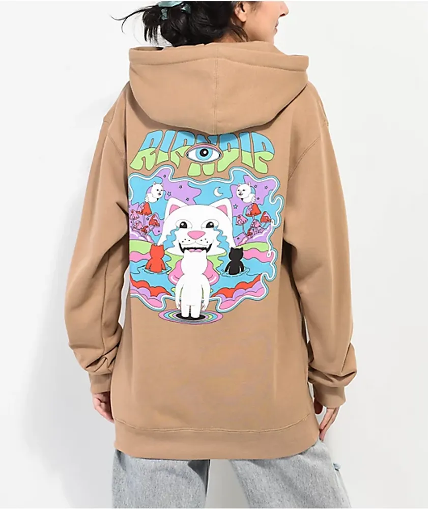 RIPNDIP Tears From Heaven Tan Hoodie | Shop Midtown