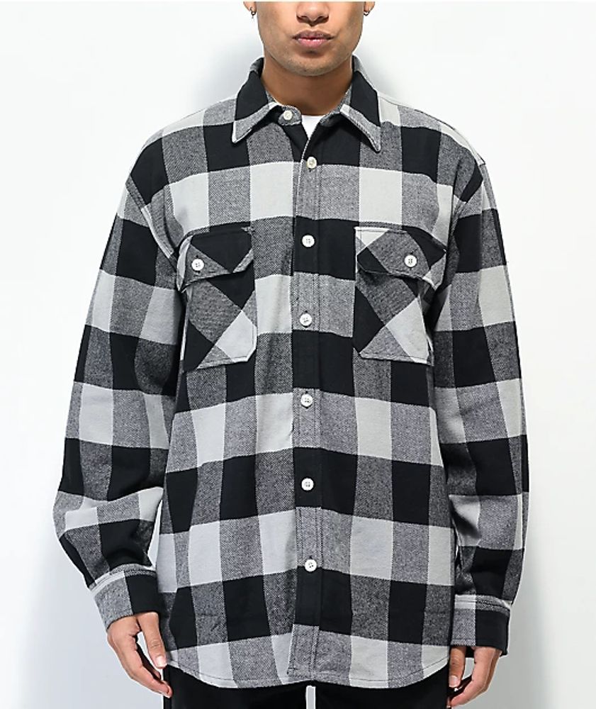 Rothco Heavy Grey Plaid Flannel Shirt | Mall of America®