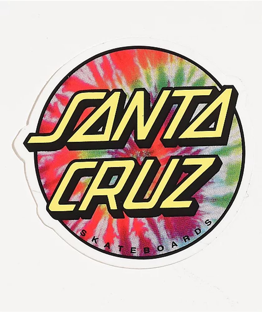 Santa Cruz Dot Decal Tie Dye Sticker | Mall of America®