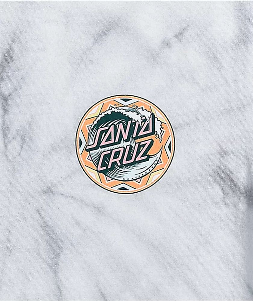 Santa Cruz Fiesta Wave Dot Grey Spider Tie Dye T-Shirt | Mall of America®