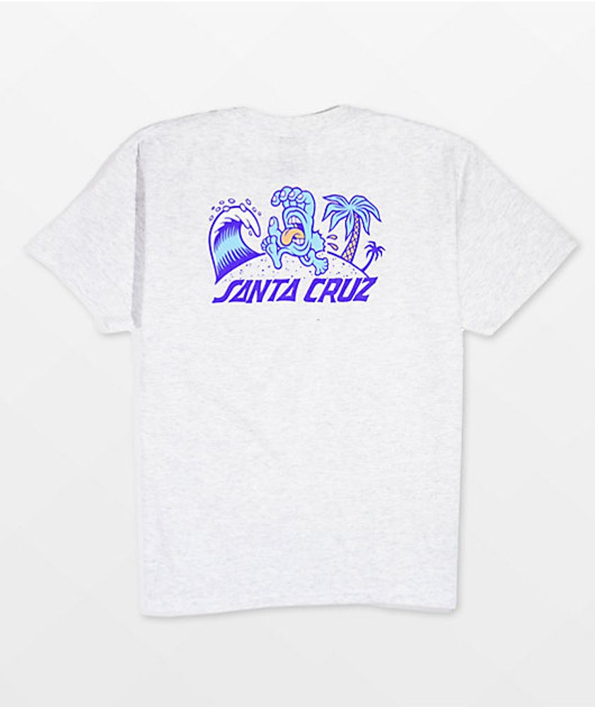 Santa cruz 2025 grey t shirt