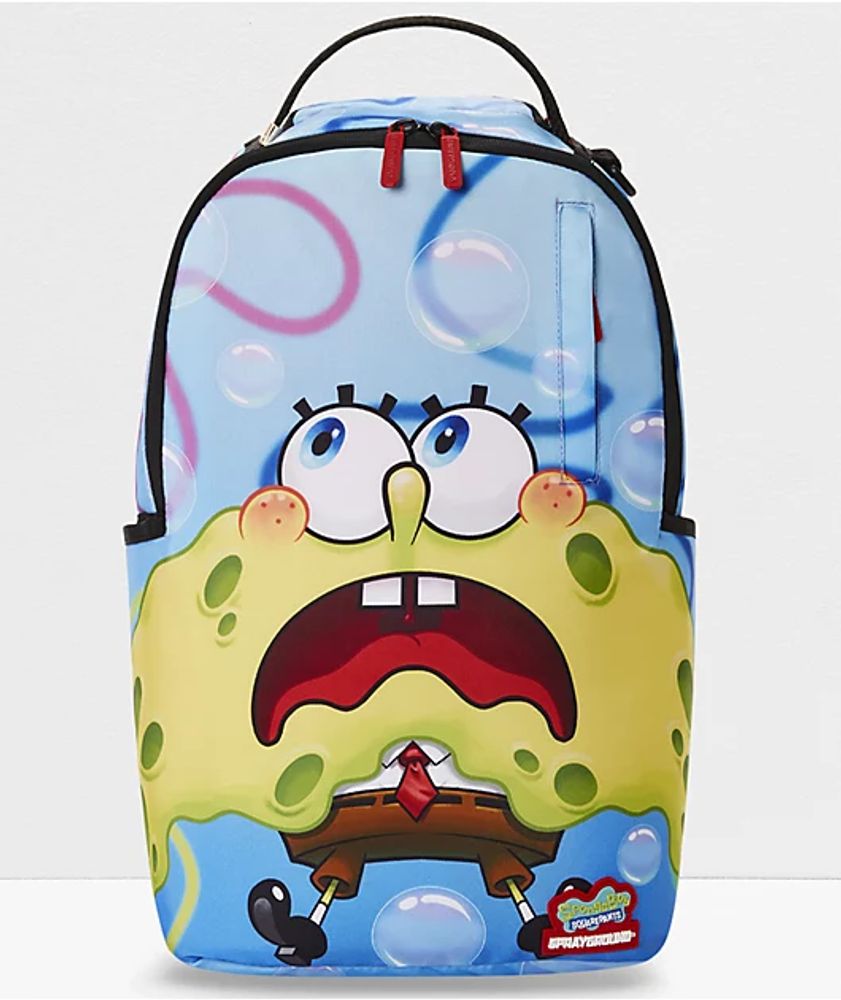 Sprayground x SpongeBob SquarePants Shark Shape Sponge Blue & Yellow ...