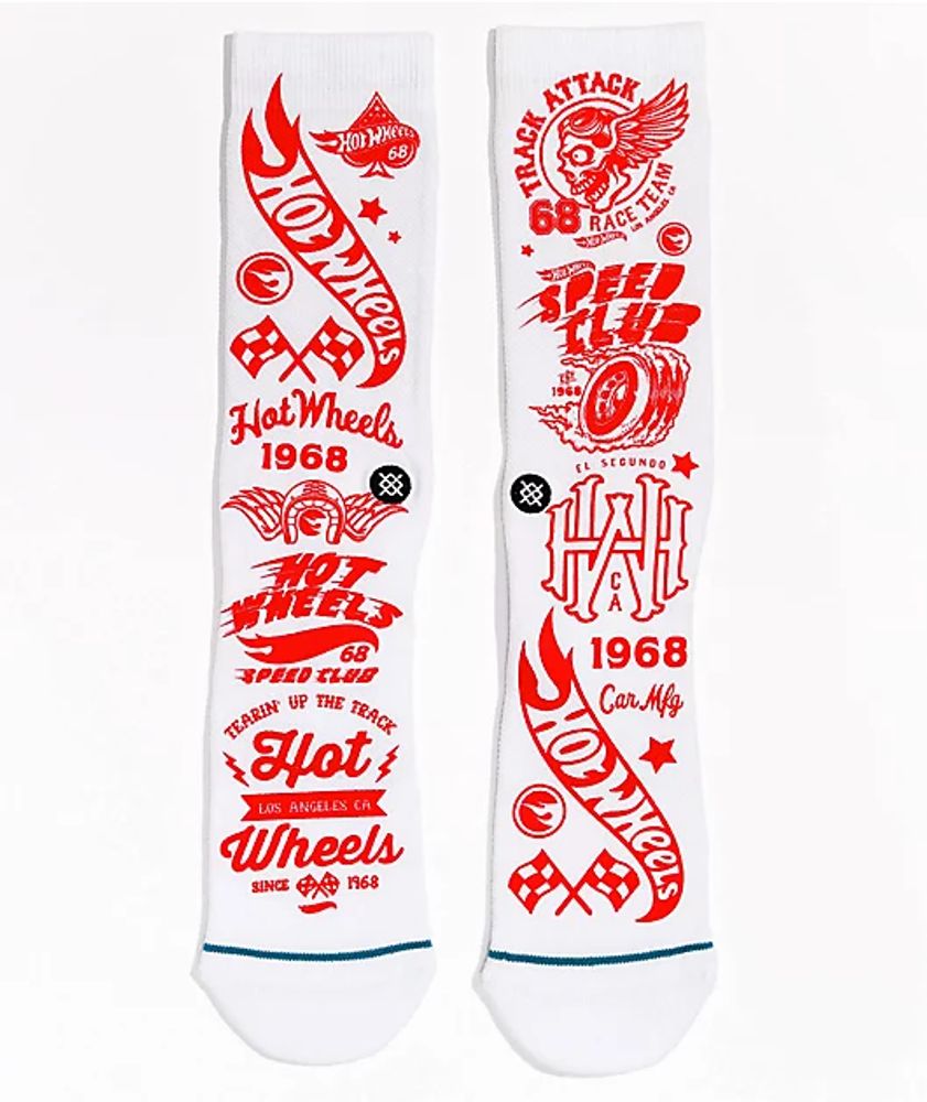 Stance x Hot Wheels White Crew Socks Mall of America®