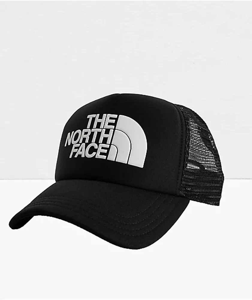 The North Face Logo Black Trucker Hat | Shop Midtown