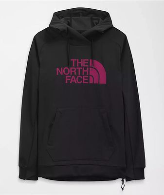 Black and pink online north face hoodie