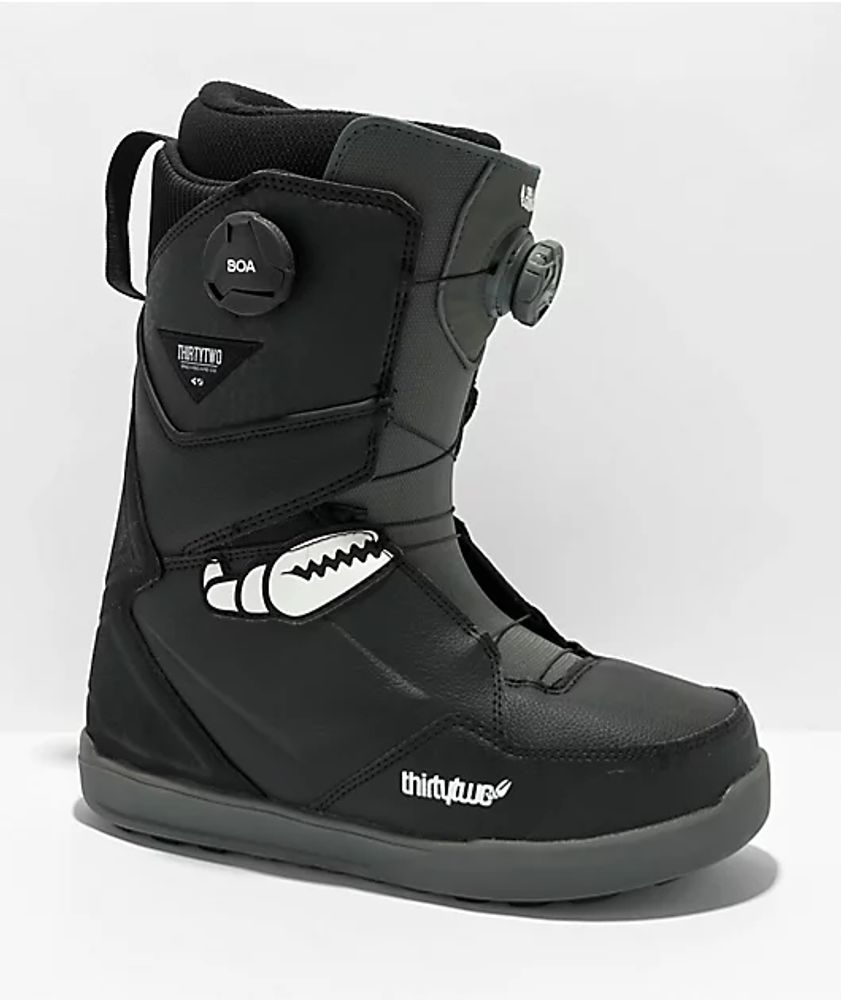 ThirtyTwo x Crab Grab Lashed Double Boa Black Snowboard Boots 2023 ...