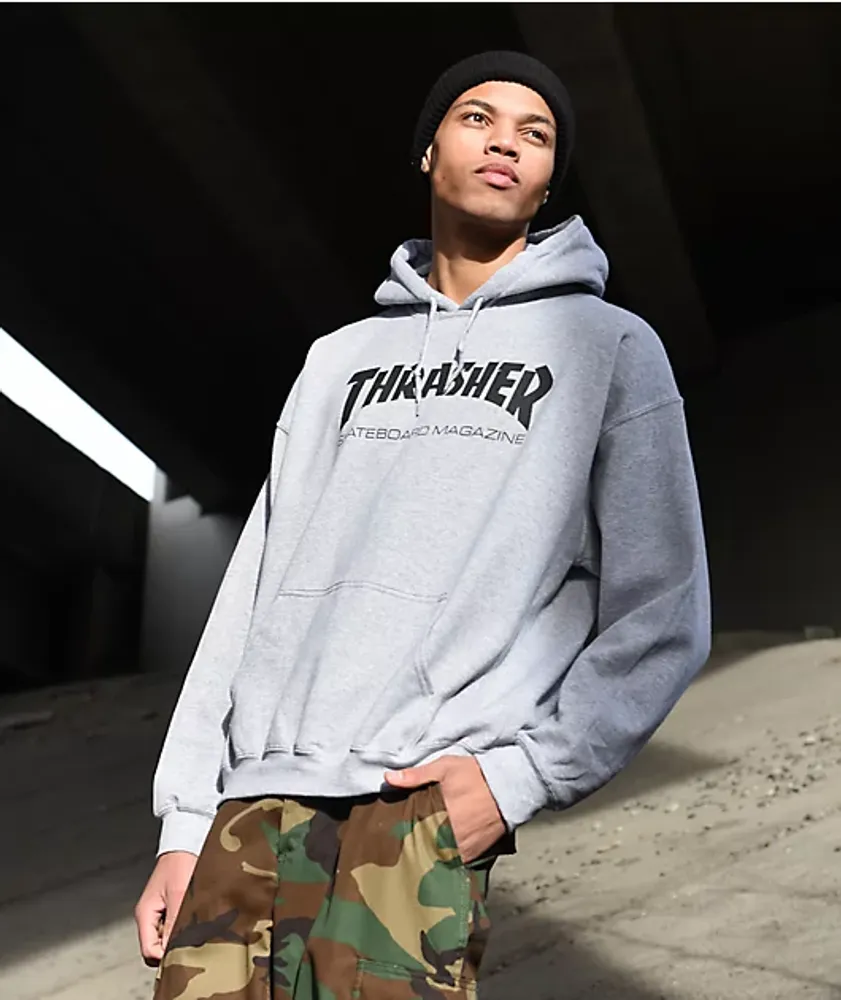 Hoodie thrasher hot sale grey