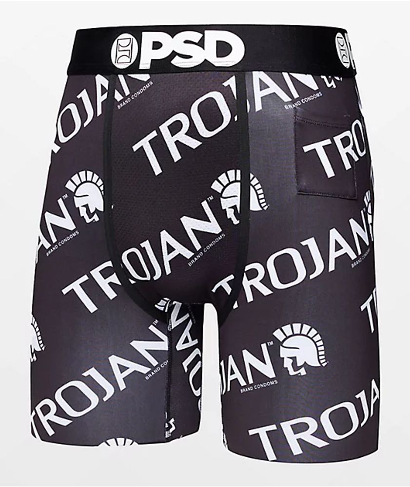 PSD Underwear Trojan x PSD Hidden Pocket Black Boxer Briefs Vancouver