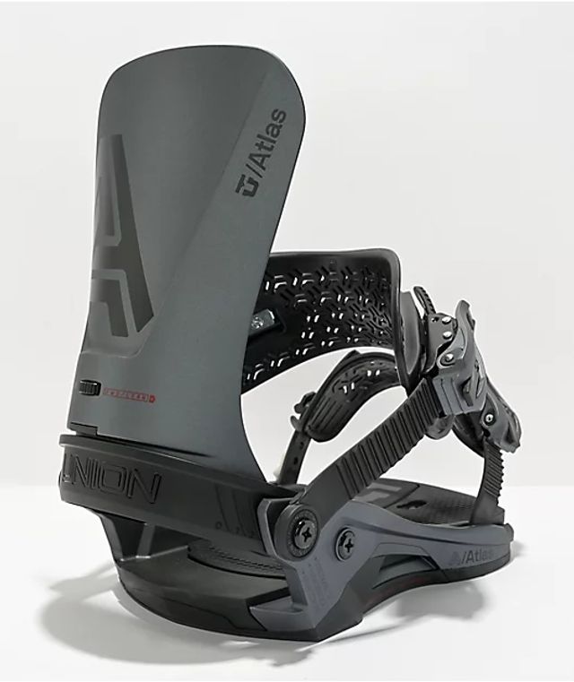 Union Atlas Grey Snowboard Bindings 2023 | Pueblo Mall