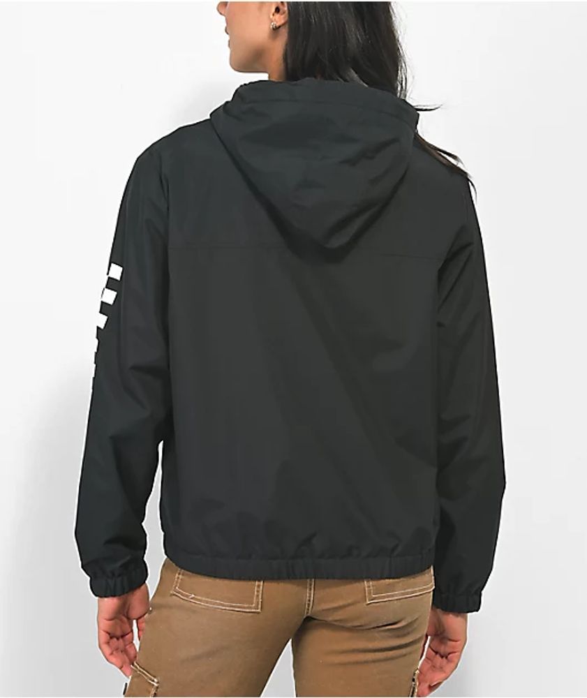 Fashion vans kastle black windbreaker jacket