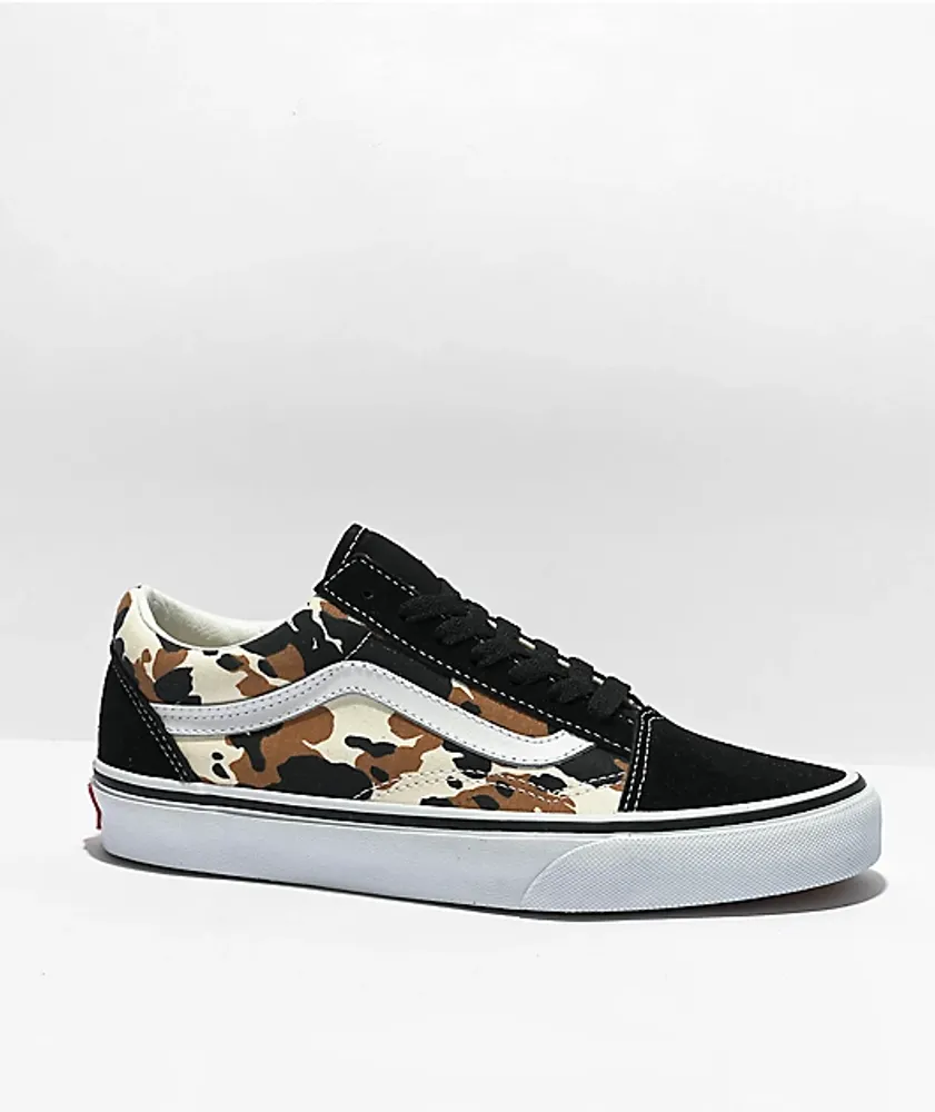 Vans old skool camo skate shoe cheap
