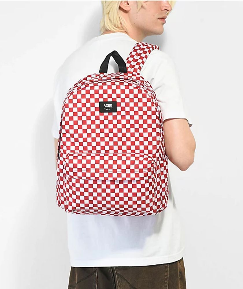 Vans Old Skool H2O Red Checkerboard Backpack Mall of America®