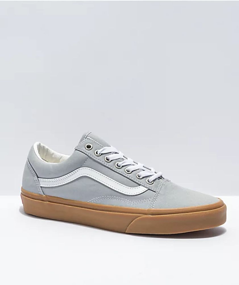 Vans Old Skool High Rise Grey, White, & Gum Skate Shoes Mall of America®