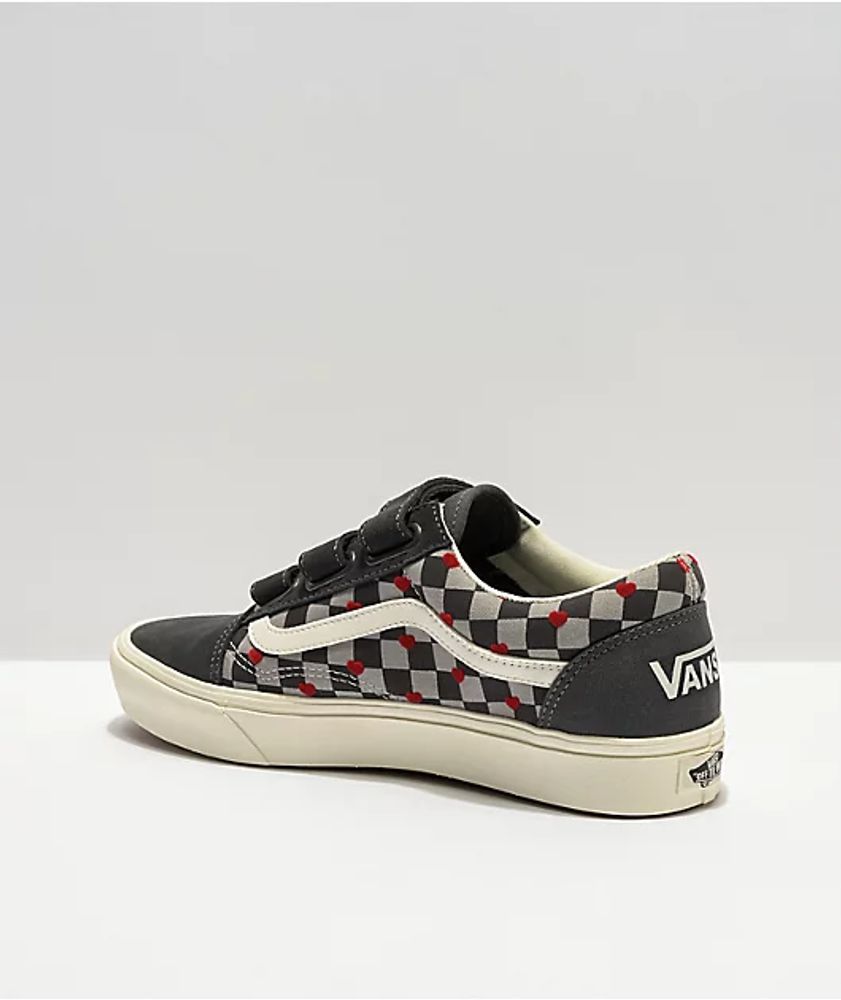 Vans Old Skool V ComfyCush Autism Asphalt Checkerboard Skate Shoes